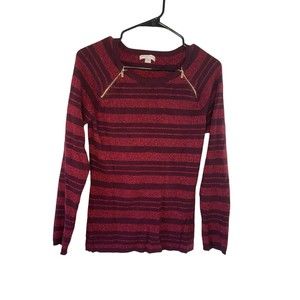 New York & Company Striped Sweater